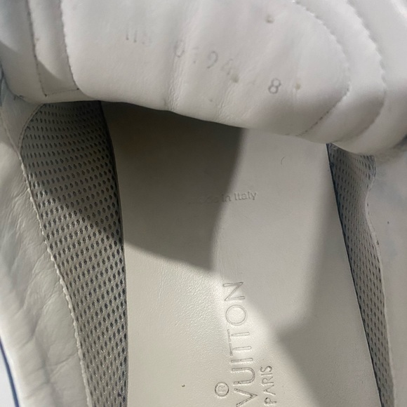 Louis Vuitton Blue Leather Sneakers - Picture 8 of 10